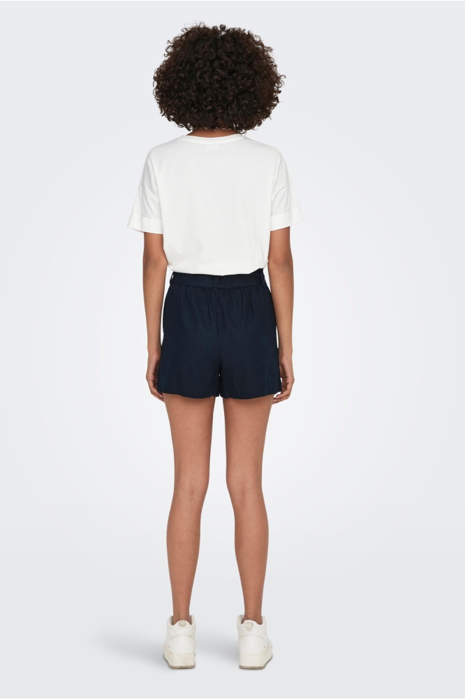 JDYSAY MW LINEN SHORTS WVN NOOS 15225921 Sky Captain